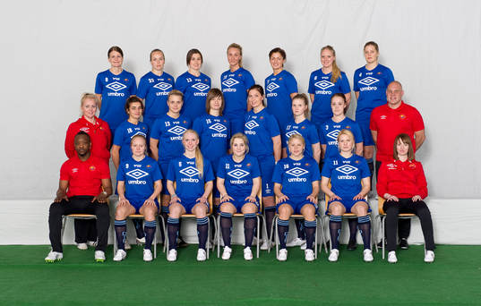Bakre raden fr. v: Katrin Jonsdottir, Dora Maria
