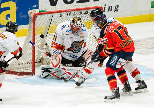 Anders Nilsson, målvakt, Luleå och Mathias Tjärnqvist,