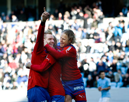 Marcus Nilsson, Erik Sundin, Helsingborg, jubel