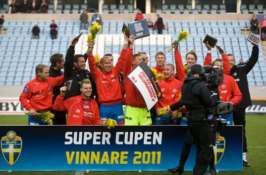Helsingborg, Supercupen vinnare 2011, jubel