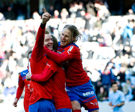 Marcus Nilsson, Erik Sundin, Helsingborg, jubel
