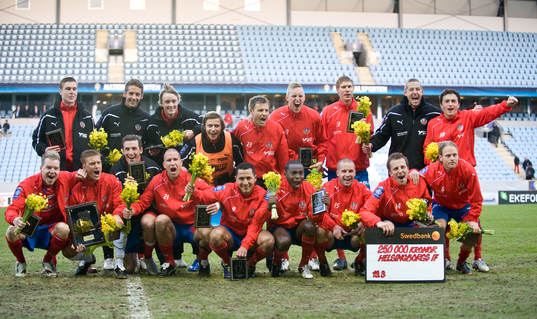 Helsingborg, Supercupen vinnare 2011, jubel