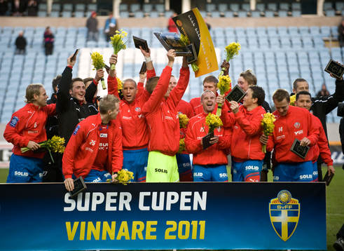 Helsingborg, Supercupen vinnare 2011, jubel