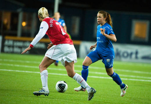 Fotboll, Dam, UEFA Champions League, kvartsfinal,