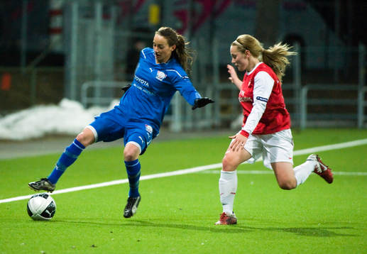 Fotboll, Dam, UEFA Champions League, kvartsfinal,