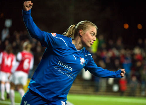 Fotboll, Dam, UEFA Champions League, kvartsfinal,