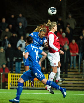 Fotboll, Dam, UEFA Champions League, kvartsfinal,