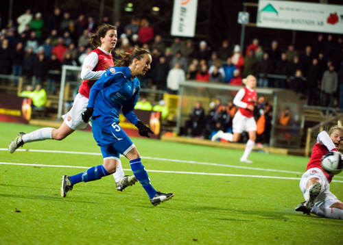 Fotboll, Dam, UEFA Champions League, kvartsfinal,
