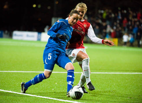 Fotboll, Dam, UEFA Champions League, kvartsfinal,