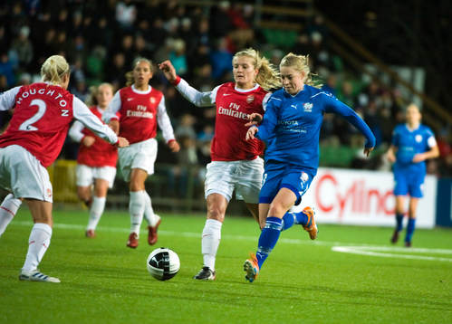 Fotboll, Dam, UEFA Champions League, kvartsfinal,