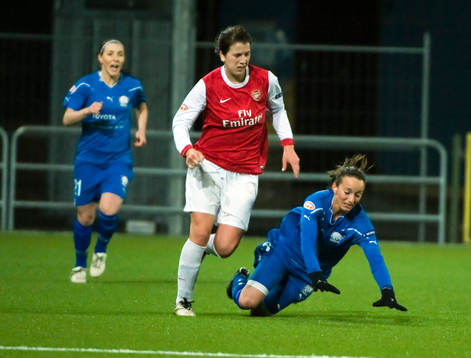 Fotboll, Dam, UEFA Champions League, kvartsfinal,