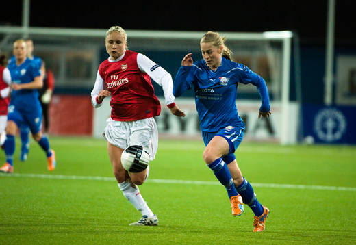 Fotboll, Dam, UEFA Champions League, kvartsfinal,