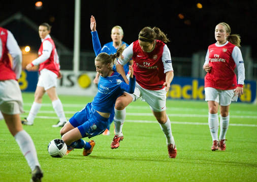 Fotboll, Dam, UEFA Champions League, kvartsfinal,