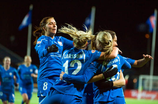 Fotboll, Dam, UEFA Champions League, kvartsfinal,