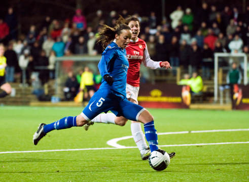 Fotboll, Dam, UEFA Champions League, kvartsfinal,