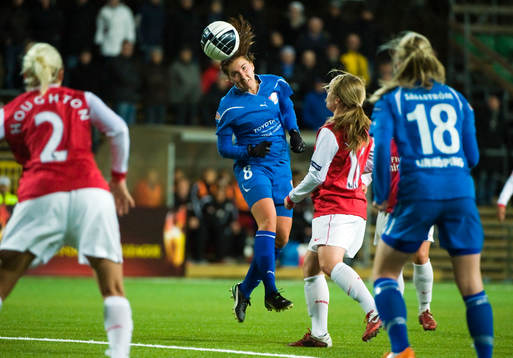 Fotboll, Dam, UEFA Champions League, kvartsfinal,
