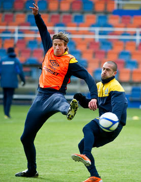 Jonas Olsson och Emir Bajrami