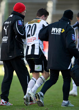 Linus Olsson, Landskrona, skada
