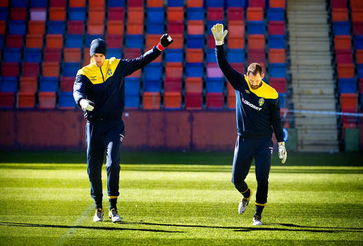 Andreas Isaksson och Johan Wiland, målvakt