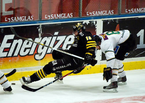 Kent McDonell,  AIK och Sanny Lindström, Färjestad
