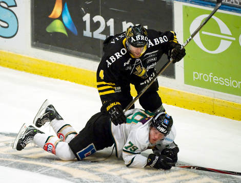 Fredrik Svensson, AIK och Patrik Lundh, Färjestad