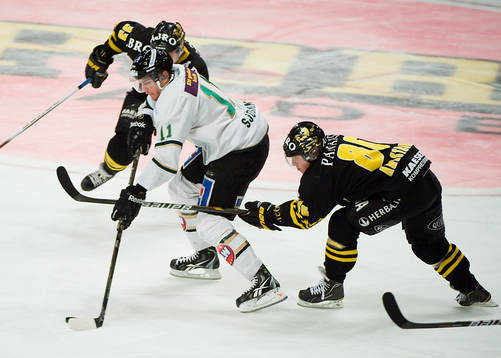 Mattias Sjögren, Färjestad och Oscar Ahlström, AIK