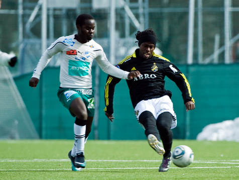 Amos Ekhalie, Mariehamn och Martin Kayongo-Mutumba, AIK