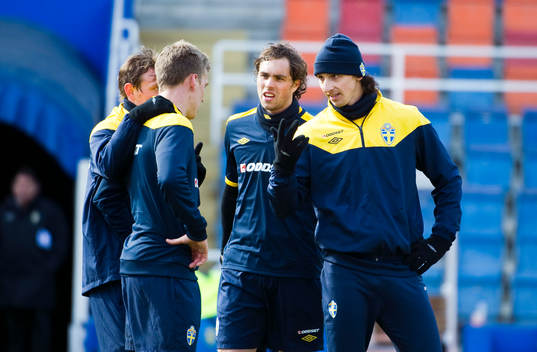 Kim Källström, Pontus Wernbloom, Johan Elmander och