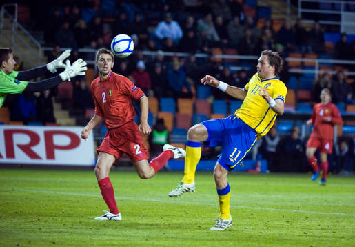 Bläddra bland fler bilder av Fotboll, EM-kval, Sverige - Moldavien