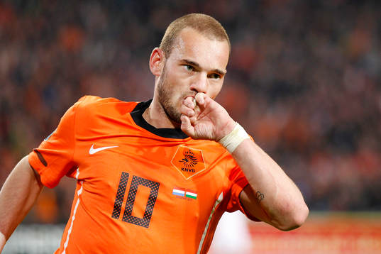 Wesley Sneijder, Holland, jubel