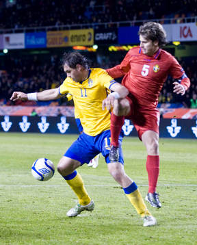 Johan Elmander, Sverige, Vadim Boret, Moldavien