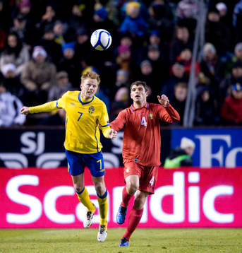 Sebastian Larsson, Sverige, och Vadim Bolohan, Moldavien