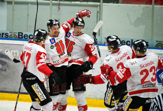 Marcus Weinstock och Pär Edblom, Örebro, jubel