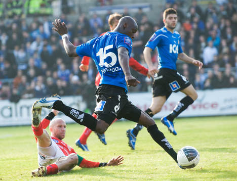 Joe Sise, Halmstad och Henrik Rydström, Kalmar