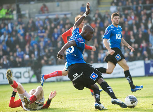 Joe Sise, Halmstad och Henrik Rydström, Kalmar