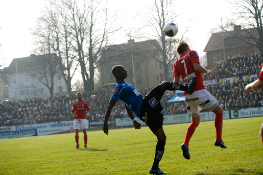 Joe Sise, Halmstad mot Kristoffer Fagercrantz, Kalmar