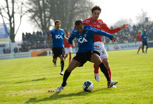Marcus Olsson, Halmstad, mot Daniel Mendes, Kalmar