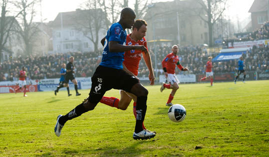 Joe Sise, Halmstad och Stefan Larsson, Kalmar