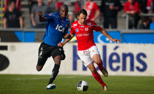 Joe Sise, Halmstad, Stefan Larsson, Kalmar