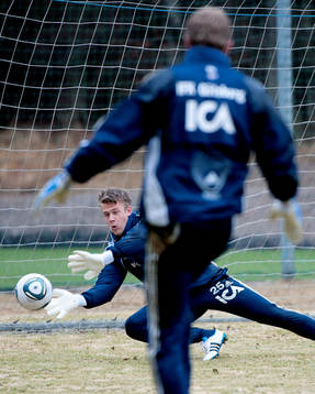 Erik Dahlin, målvakt