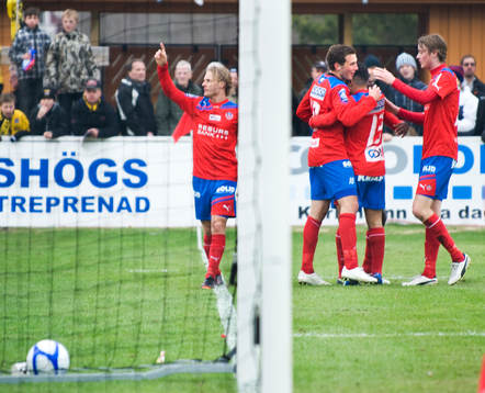 0-1 Erik Sundin, Helsingborg, jubel
