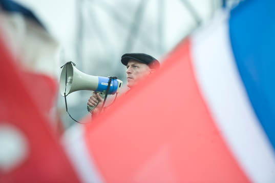Supporter, fan, megafon
