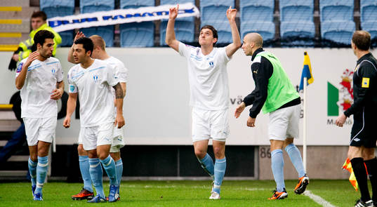 Agon Mehmeti, Malmö FF jubel