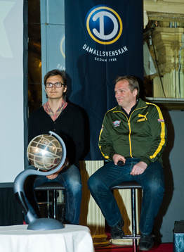 Joakim Blomqvist,  tränare, Umeå och Jörgen Petersson,
