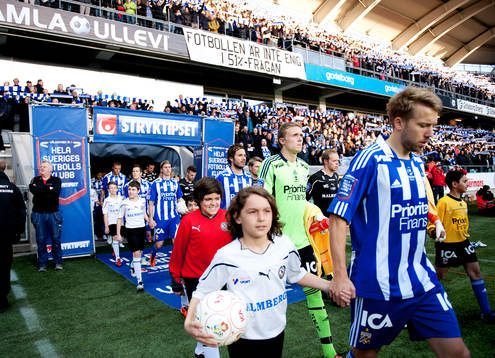 Inmarsch, Svenska Spel, Adam Johansson, IFK Göteborg