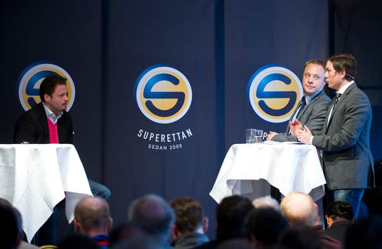 Anders Andersson och Niklas Jarelind, konferencierer