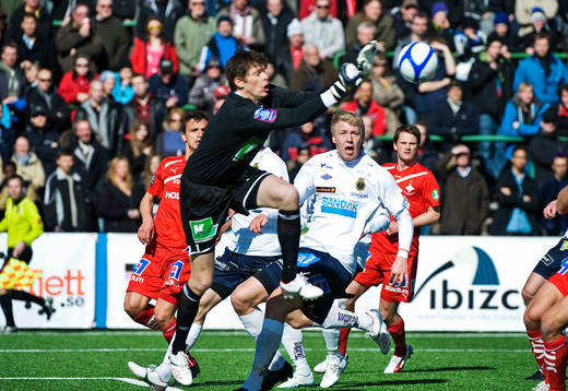 Mattias Hugosson, målvakt och Olof Mård, Gefle
