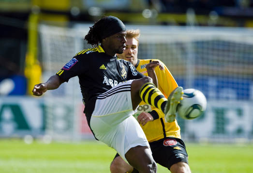 Martin Mutumba, AIK och Jesper Westerberg, Mjällby
