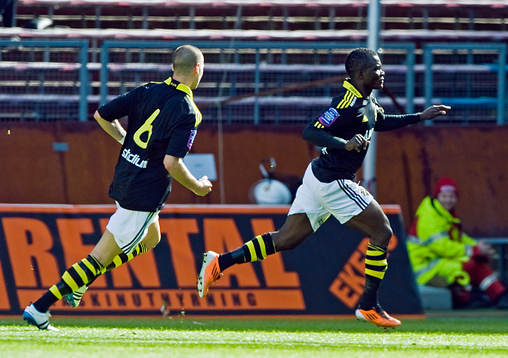 Ibrahim Bangura, AIK, jubel