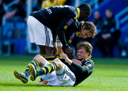 Ibrahim Bangura, Kevin Walker 0ch Viktor Lundberg, AIK,